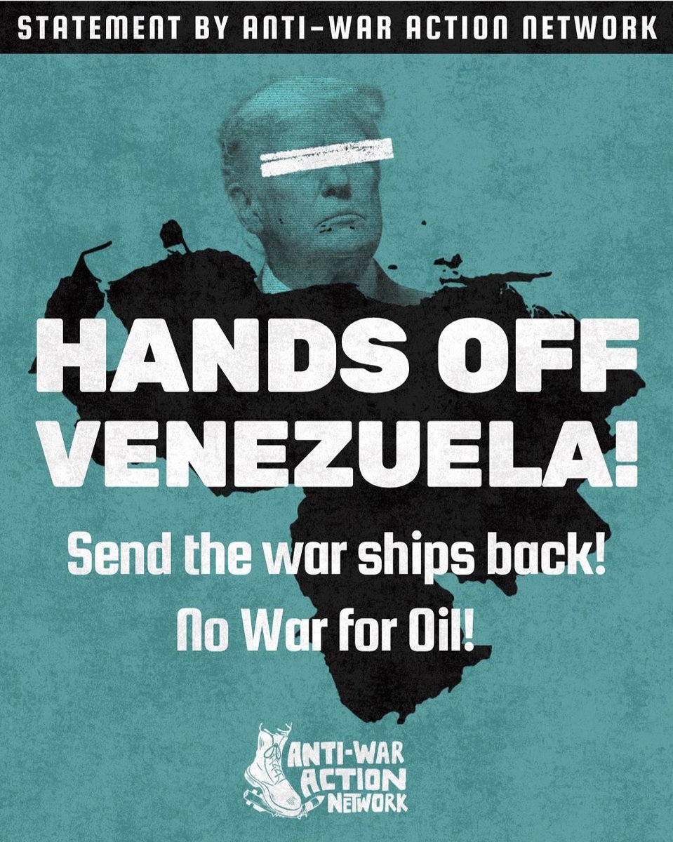 Statement by Anti-War Action Network Hands off Venezuela! 

Read here:  antiwaractionnetwork.org/statements