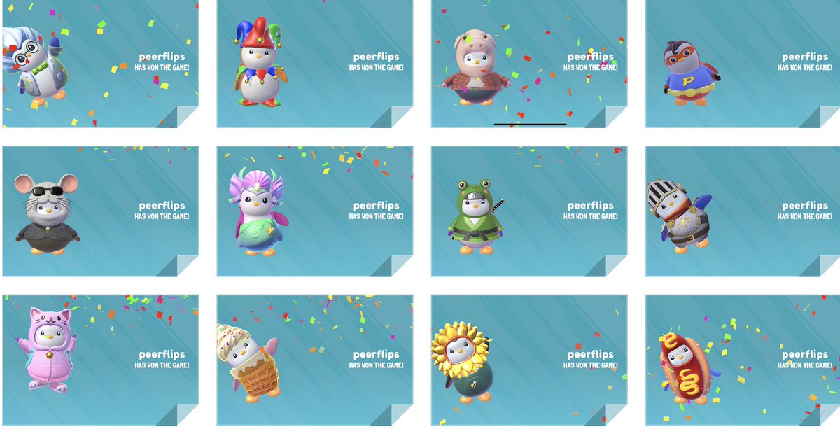 peerflips's tweet image. How much $PENGU do you get from @pudgypenguins when you get 1st place with every character on @PlayPudgyParty?

Asking for a friend 😅
