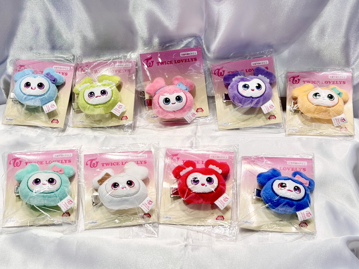 TWICE LOVELYS　ティッシュカバー　ヘアピン　ぬいぐるみ TWICE LOVELYS ティッシュカバー ヘアピン サナ 2種 GIGO限定