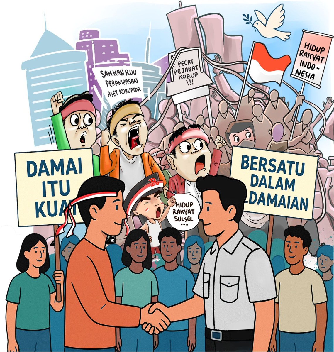 Rakyat Indonesia sangat mengharapkan keadilan namun rakyat juga tak mau negeri nya tergadai oleh kepentingan asing. Pilihan yg sulit. 
Kini masyarakat inginkan transparansi  dan akuntabilitas.
NGO, kembalilah ke khitah kalian, jangan kotori demokrasi Indonesia dg memecah belah.