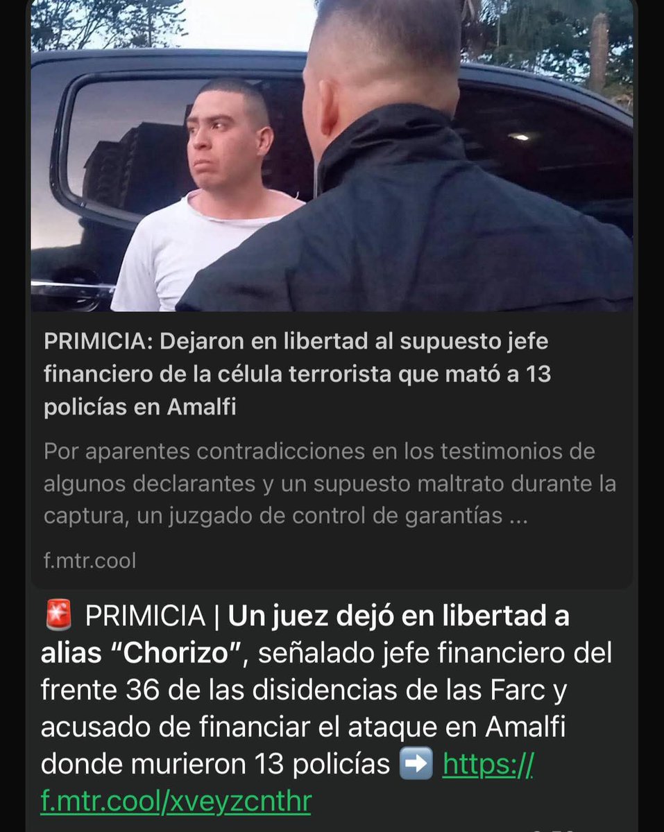 AntonellaCuradelli (@klea79107265) on Twitter photo Era d esperarse q saliera libre, q importa si los q murieron eran policías y no Palestinos, cierto <a href="/petrogustavo/">Gustavo Petro</a> <a href="/PedroSanchezCol/">Pedro Arnulfo Sanchez S. Orgullosamente Colombiano</a> .
#ElCambioDioLaOrden. Era d esperarse q saliera libre, q importa si los q murieron eran policías y no Palestinos, cierto <a href="/petrogustavo/">Gustavo Petro</a> <a href="/PedroSanchezCol/">Pedro Arnulfo Sanchez S. Orgullosamente Colombiano</a> .
#ElCambioDioLaOrden.