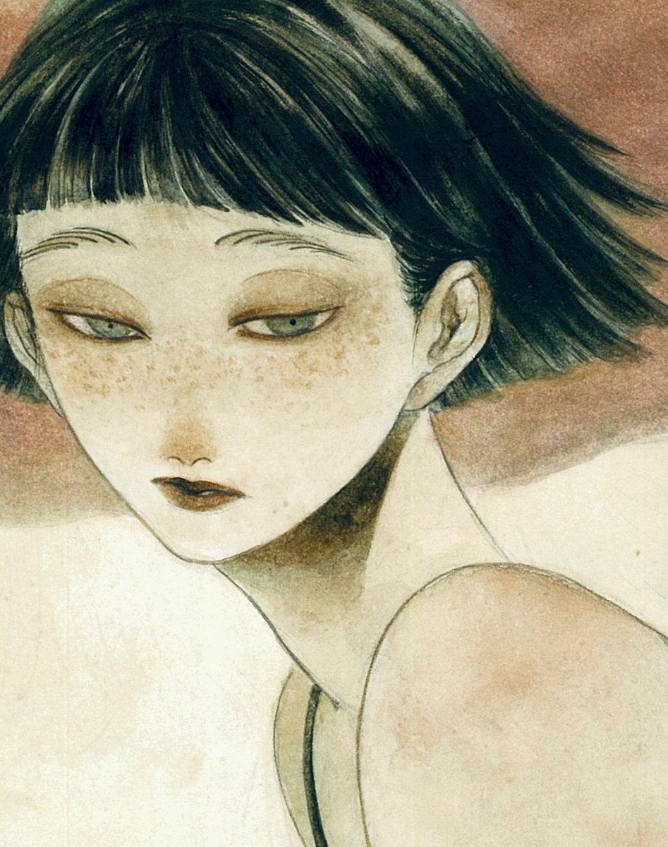 『涼』油絵 UESHIMA MUSEUM COLLECTION