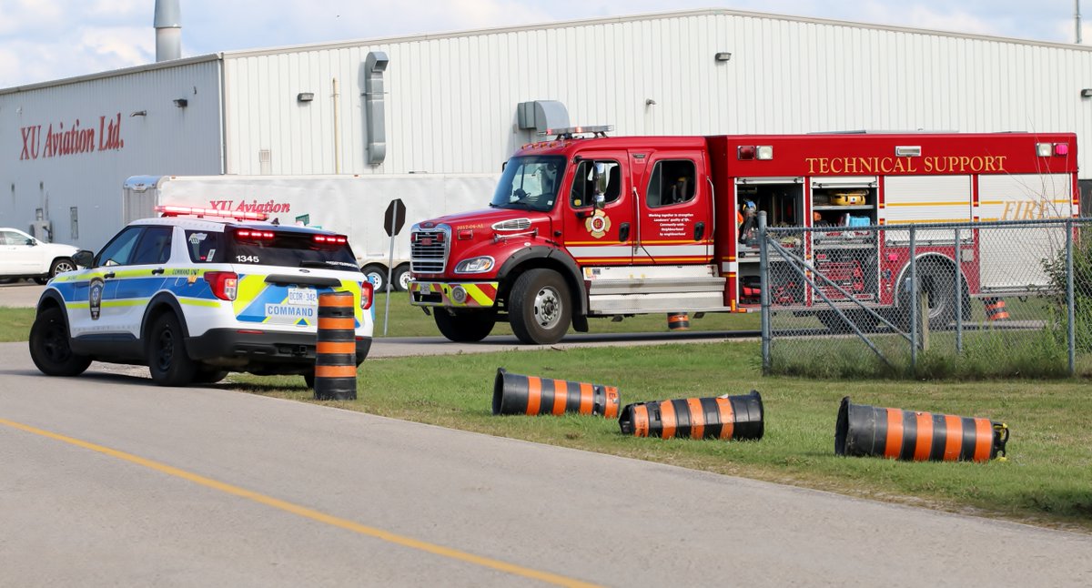 Dave Colvin, CEM (@davecolvincem) on Twitter photo Emergency services responded to a reported hazardous materials incident at the London International Airport as aircraft were arriving for the Airshow London. <a href="/CTVLondon2/">CTV London</a> <a href="/LFPress/">London Free Press</a> <a href="/CTVLondon/">CTV London</a> #mlems <a href="/LdnOntFire/">London Fire Department</a> flic.kr/s/aHBqjCt52S Emergency services responded to a reported hazardous materials incident at the London International Airport as aircraft were arriving for the Airshow London. <a href="/CTVLondon2/">CTV London</a> <a href="/LFPress/">London Free Press</a> <a href="/CTVLondon/">CTV London</a> #mlems <a href="/LdnOntFire/">London Fire Department</a> flic.kr/s/aHBqjCt52S