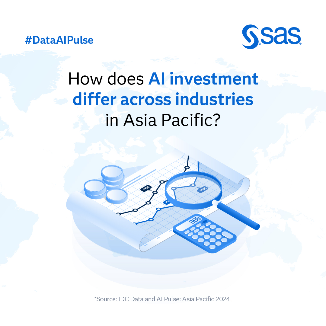 SASAsiaPacific's tweet photo. Explore how organisations in Asia Pacific are prioritising #AI investments. Gain insights into the emerging trends and tech that are shaping the future. Download the report today! https://t.co/cRwSJRGYzC #DataAIPulse https://t.co/5NTbEkpseW