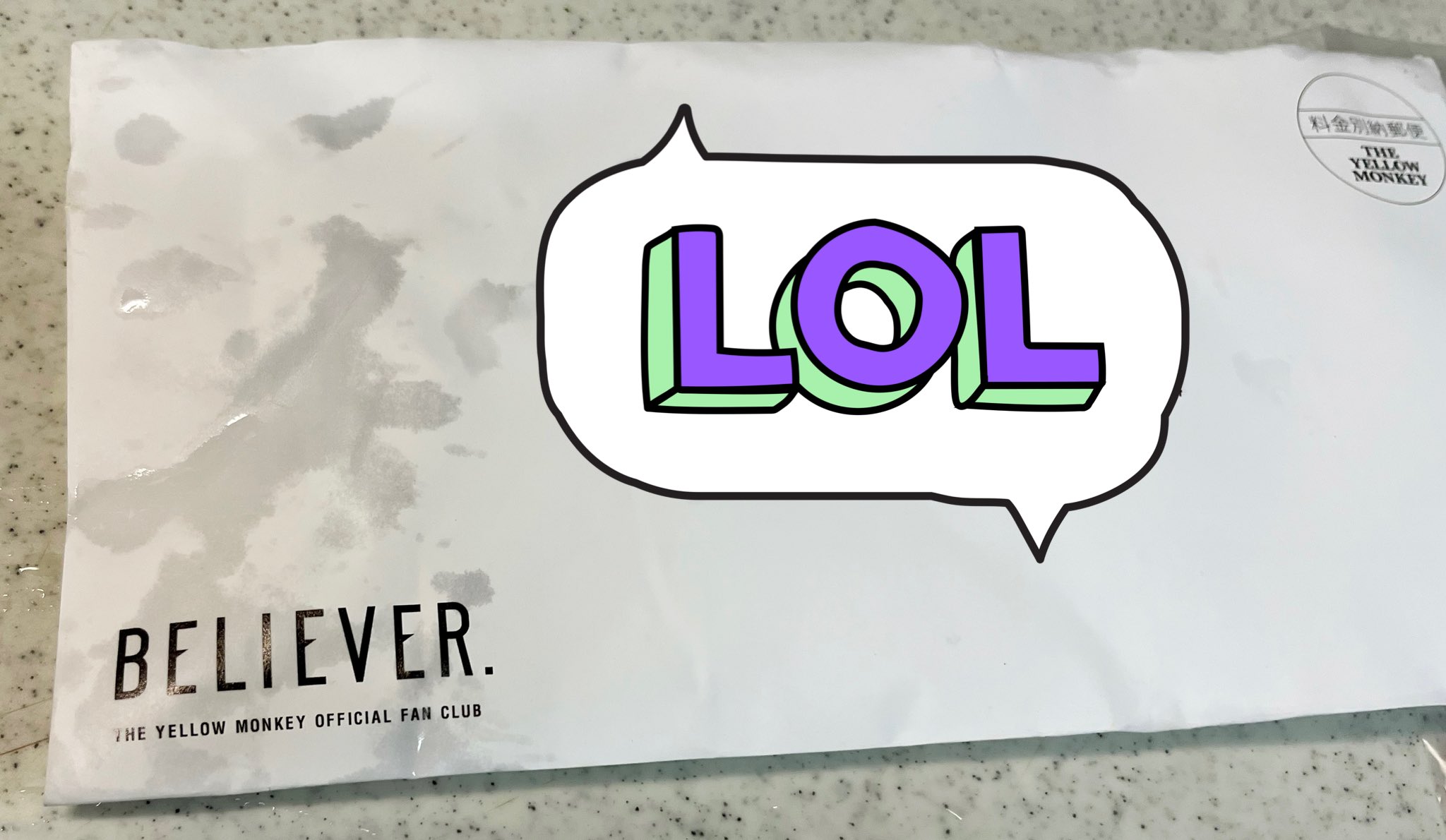 THE YELLOW MONKEY BELIEVER. アクリルスタンド THE YELLOW