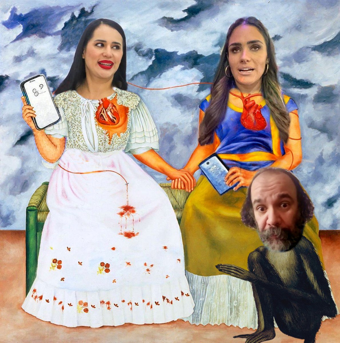 «Las dos Cuevas»
Cochambre sobre tela
Museo de la Cuauhtémoc, CDMX