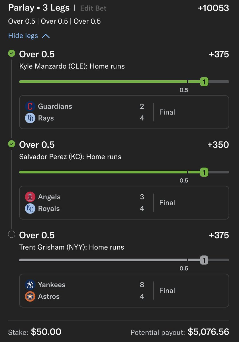 WeHitThose__9's tweet image. HIT THE BALL OVER THE FENCE BANGGGGGG!!!!

KYLE ✅✅✅✅
TRENT ✅✅✅✅
SALVY ✅✅✅✅

$50 —&amp;gt; $5,000 TO THE BANK!!!!

WHO TAILED I NEED TO KNOW??!!

whop.com/c/thecappersco…