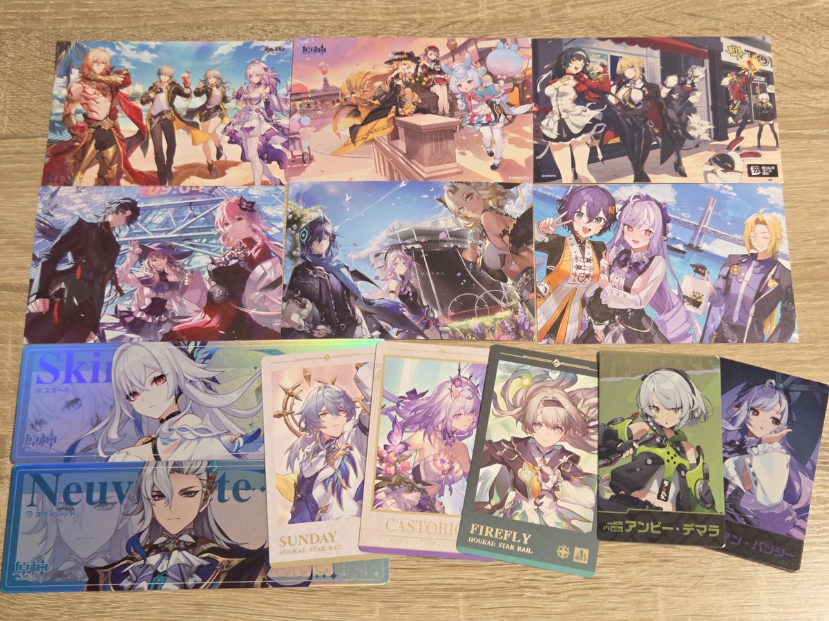 スターレイル 原神 ゼンゼロ ポップアップ 神奈川 ポストカード スターレイル 原神 ゼンゼロ ポップアップ 神奈川 ポストカード 原神