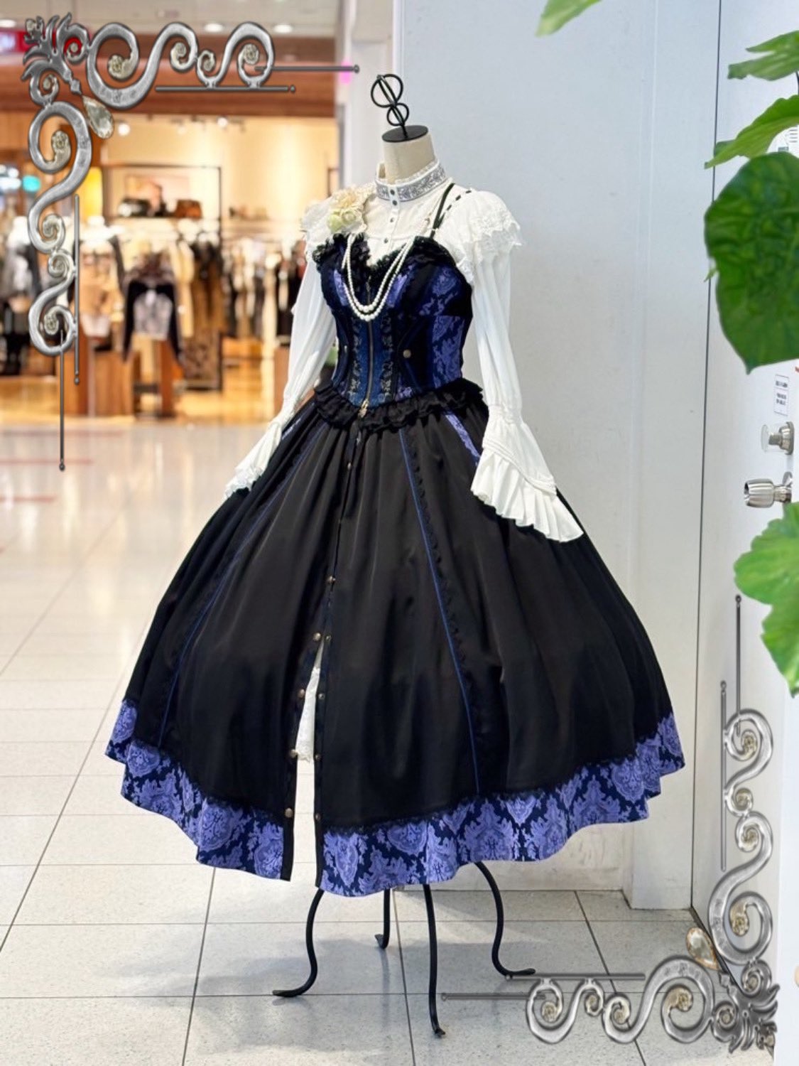 OZZ ☆ ozzon ☆ ビスチェワンピース OZZON JAPAN / Midnight Masquerade ロングビスチェワンピース