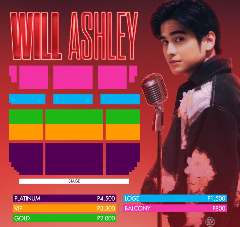 Tickets for Will Ashley WILL SELL FAST today at 12 p.m. via TicketNet.com.ph and outlets.

Don’t miss Will Ashley’s electrifying dance moves and stunning vocals on October 18 at the New Frontier Theater.