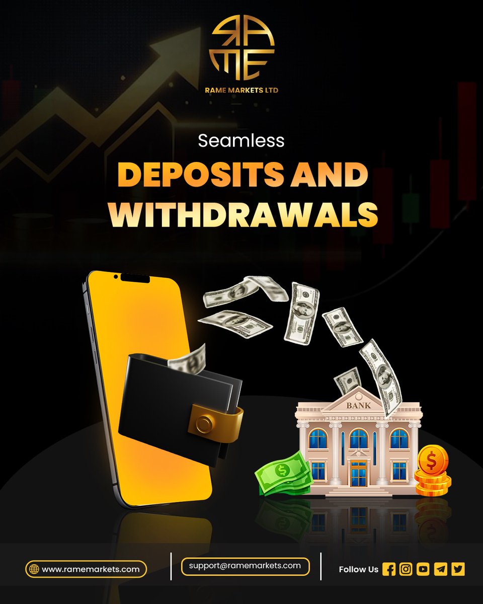 RameMarkets's tweet photo. 💰 Seamless Deposits &amp; Withdrawals 🚀
Trade smarter with RAME Markets.

🔗 https://t.co/GTQtAjaxMF

#RameMarkets #ForexTrading #SmartInvesting #SecureTrading #SeamlessTransactions https://t.co/Rvl1gyyZaS