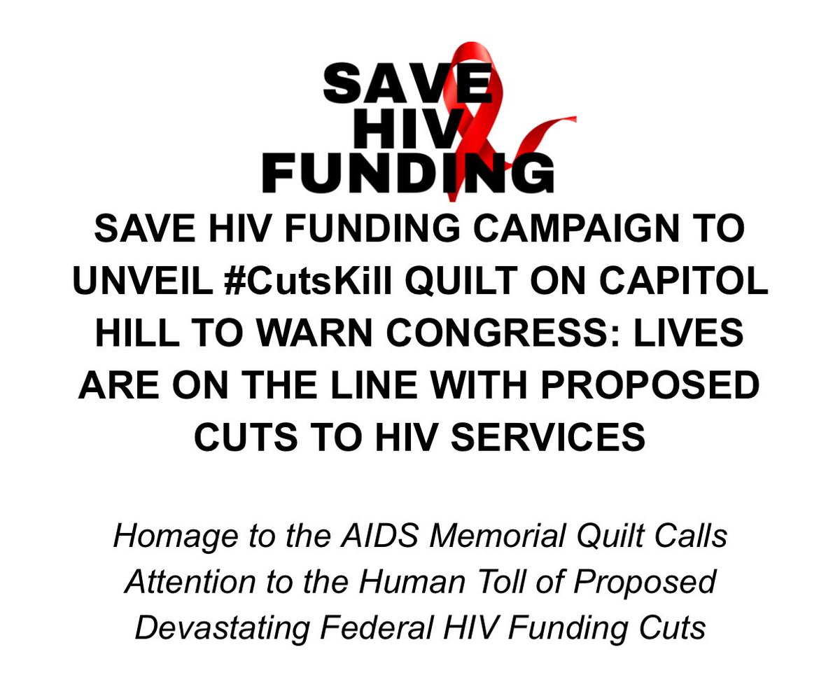 LizHighleyman's tweet photo. Friday morning in conjunction with #USCHA #2025USCHA: Rally to protest cuts to HIV prevention &amp; services. 9am at the Capitol. https://t.co/P75diurMHq