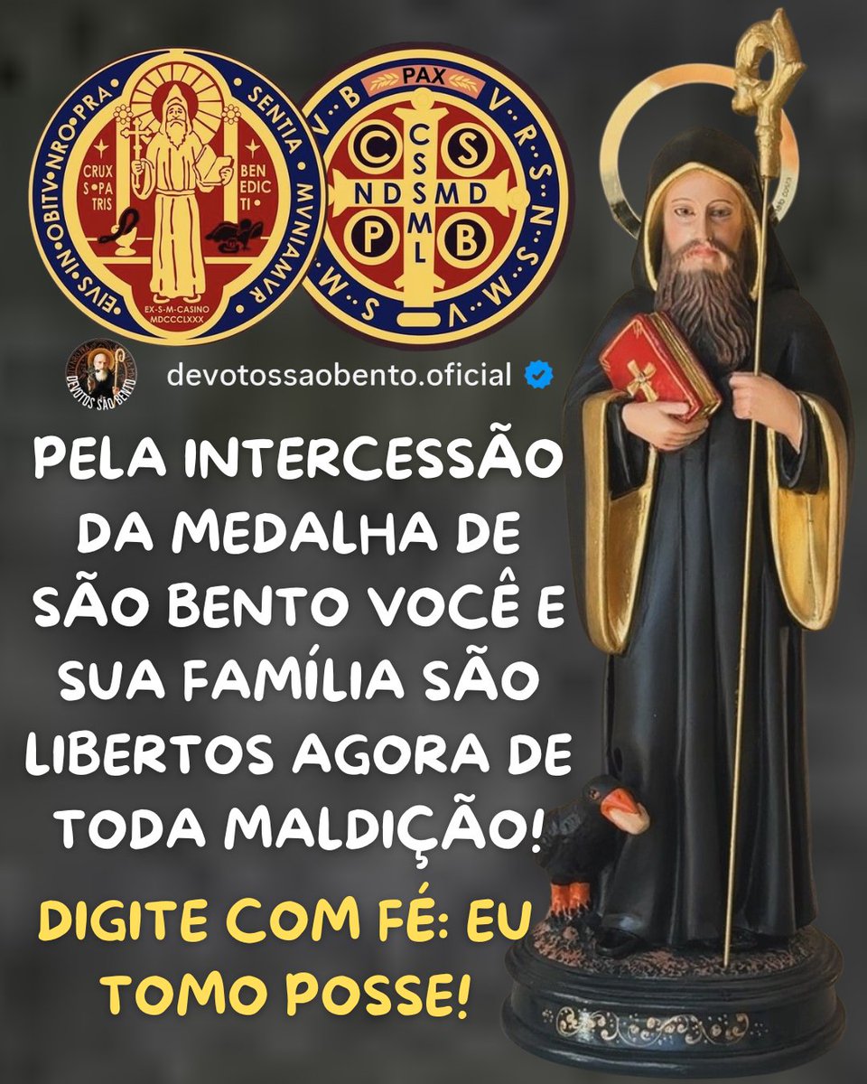 Devotos São Bento.oficial tweet media