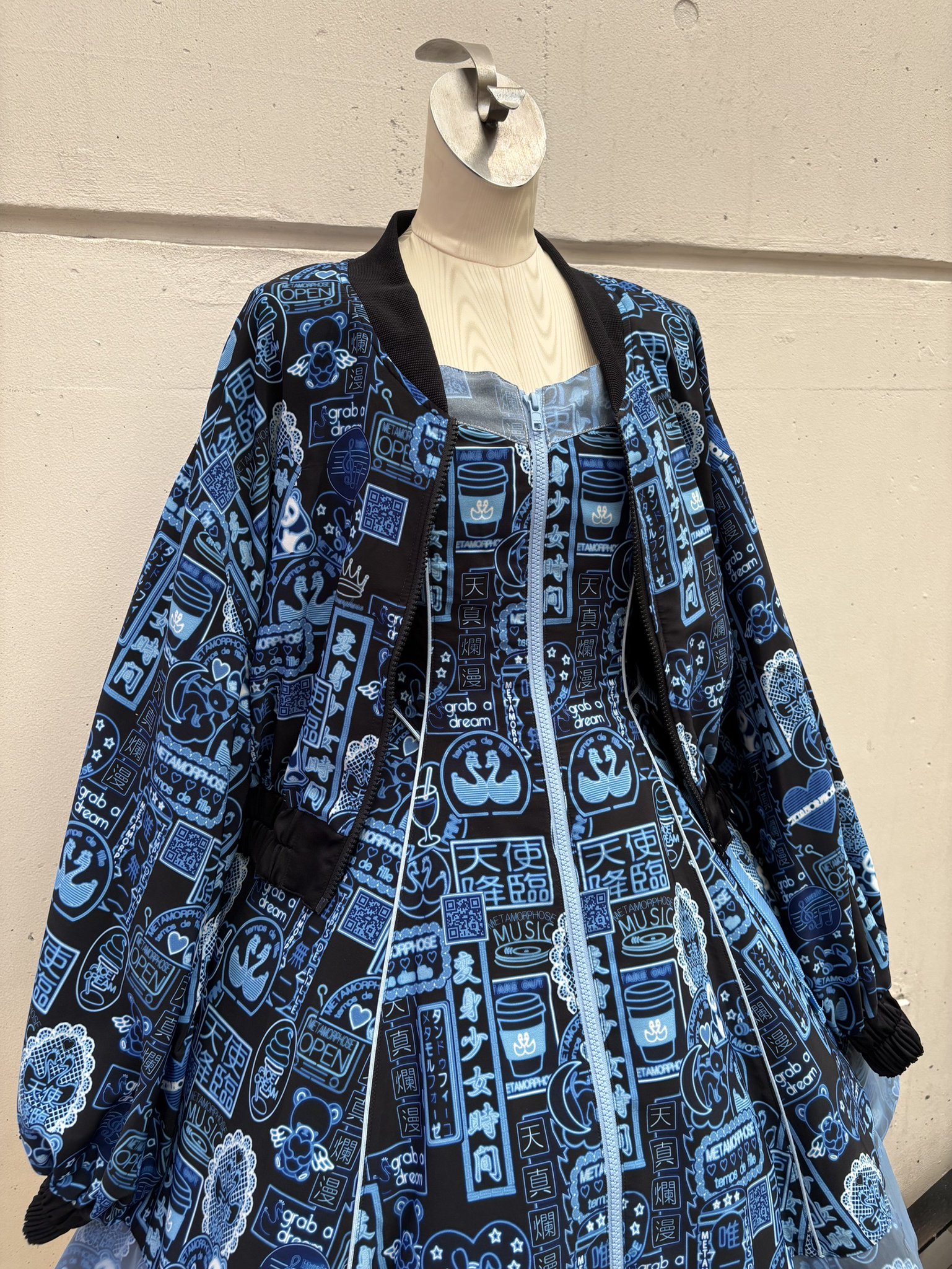 B-GIRL Down Jacket NAGAME BLUE まぼろしのパレード C.J.MART / B-GIRL Down Jacket NAGAME