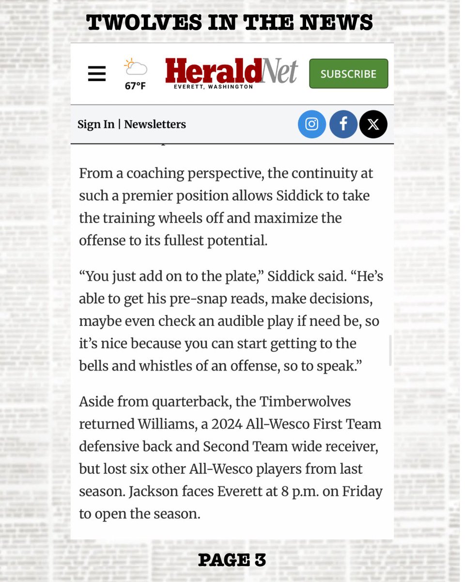 The Pack! (@twolvesfball) on Twitter photo <a href="/HeraldNetSports/">HeraldNet Sports</a> with their 2025 Wesco 4A Football Preview. Here is what they wrote about The Pack.
#jhsfootball #thepack #3strong #AsOne #stackem #mbk
<a href="/BossertColby/">Colby Bossert</a>
<a href="/SeamusW4444/">Seamus</a>
<a href="/Jon_freeman08/">Jon Freeman</a>
<a href="/TreAustin46736/">Richard “Tre” Austin</a> <a href="/matthew44436380/">matthew taylor</a> <a href="/moabukhderfb/">Mo Abukhder</a> <a href="/jvstin_ngvyen/">Justin Nguyen</a> <a href="/HeraldNetSports/">HeraldNet Sports</a> with their 2025 Wesco 4A Football Preview. Here is what they wrote about The Pack.
#jhsfootball #thepack #3strong #AsOne #stackem #mbk
<a href="/BossertColby/">Colby Bossert</a>
<a href="/SeamusW4444/">Seamus</a>
<a href="/Jon_freeman08/">Jon Freeman</a>
<a href="/TreAustin46736/">Richard “Tre” Austin</a> <a href="/matthew44436380/">matthew taylor</a> <a href="/moabukhderfb/">Mo Abukhder</a> <a href="/jvstin_ngvyen/">Justin Nguyen</a>