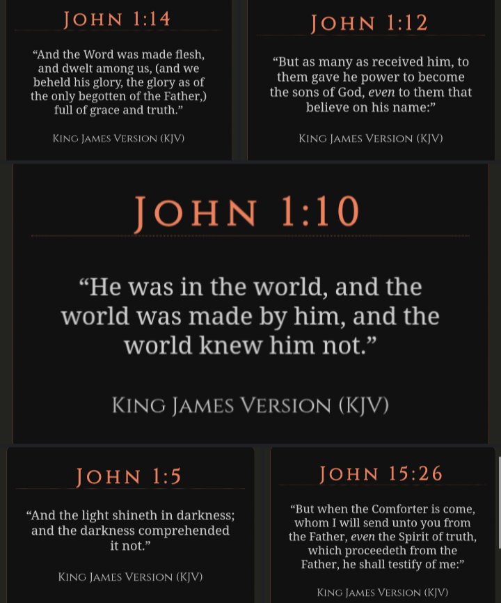 Jesus Christ the Word made Flesh. 
Believe on His name.