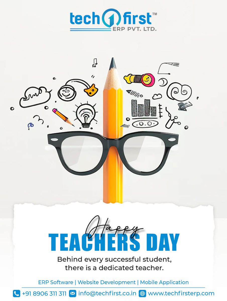 TechFirst_ERP's tweet image. "Behind every successful student, there is a dedicated teacher."
#techfirst #erpsolutions #erpsoftwaredevelopment
