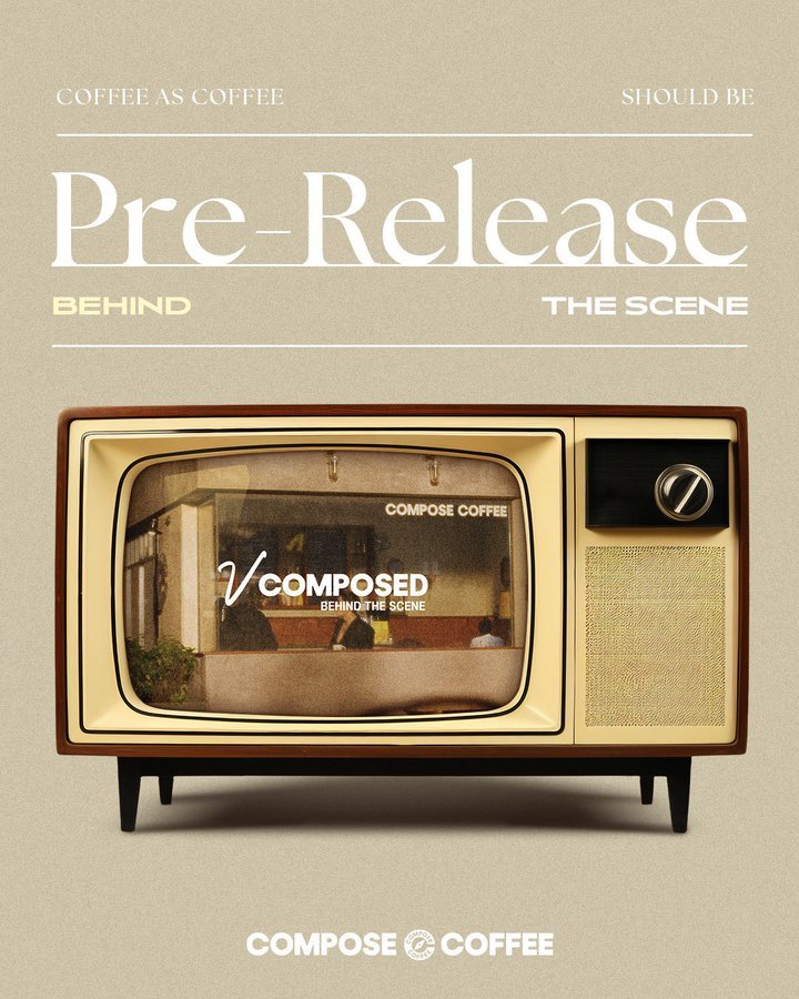 v_hotrends's tweet image. V COMPOSED: BEHIND THE SCENE will be released at Compose Coffee stores today Sept 5th

COMPOSE COFFEE MODEL V 
#TaehyungxComposeCoffee 
V COMPOSED