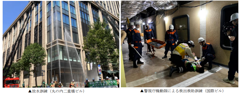 ／
#三菱地所ニュース
警視庁・東京消防庁と連携
第99回「ひと×まち防災訓練」を丸の内エリアで実施
＼
約2,000名が参加し、閉館ビルを活用した救出救助訓練や大規模消防訓練など実効性を強化。官民連携で、災害に強い持続可能なまちづくりを進めています。
詳細は👉mec.co.jp/news/mec250901…