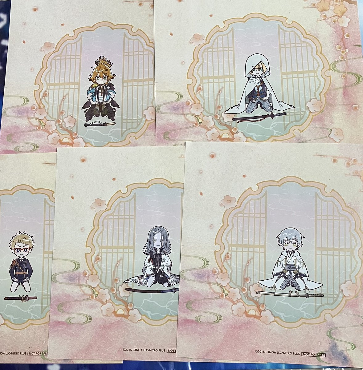 GT4866's tweet photo. 【交換・譲渡】刀剣乱舞 アニカフェ
箔押しカード 硬質ケース 顕現デザートシート
譲▶︎画像参照
求▶︎カード:則宗>>亀甲、丙子椒林剣、千代金丸、火車切、五虎退、髭切、太郎太刀、不動
硬質ケース:髭切、火車切>>五虎退、太郎太刀、小烏丸、北谷菜切、不動、厚
定価(➕送料) https://t.co/3KUXo7jq5F