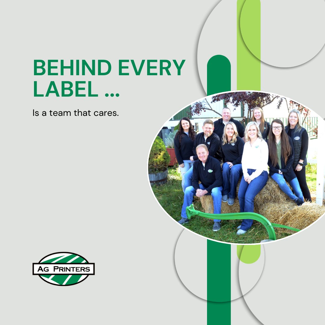 Behind every compliant label stands a team that truly cares. 

#AgPrinters #MeetTheTeam