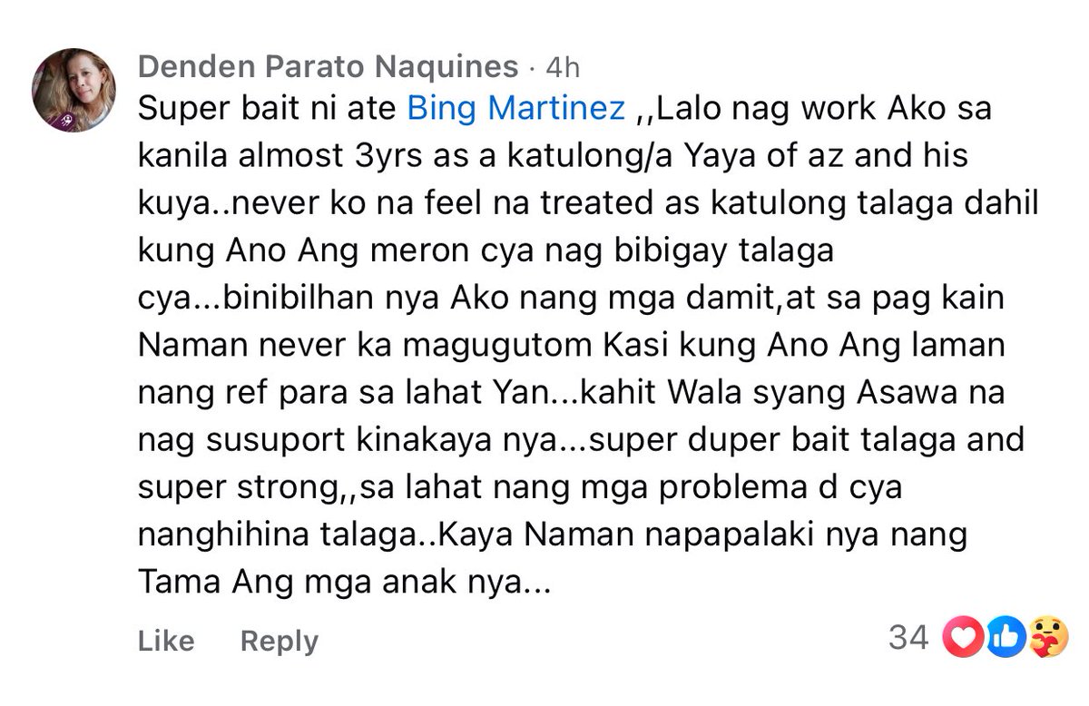 patriciarebeka2's tweet image. Nakita ko lang sa blue app grabe sobrang bait talaga ng family mo Az kaya hindi ako nagkamali ng sinuportahan super genuine kahit kanino at kitang kita naman talaga and also tita bing grabe I know god will bless you more Aza and mommy bing.🥹🫶🏻

KAREN TALKS WITH AZ