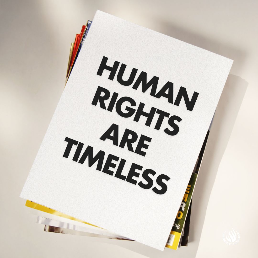 Human rights don’t change with the seasons, political winds, or trends. They are timeless.

In an increasingly polarised world, they help to unite us. No matter where we live or what we believe, we all want safety and peace for ourselves &amp; those we love.