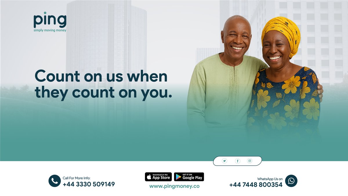 pingmoneyapp's tweet photo. When they count on you, count on us! 🌟 Sending money to Gambia has never been easier with zero fees and the best FX rates. 📲💸 #PingMako #PingKoRek #SimplyMovingMoney #FriendlyService https://t.co/lbN3oA2NWQ