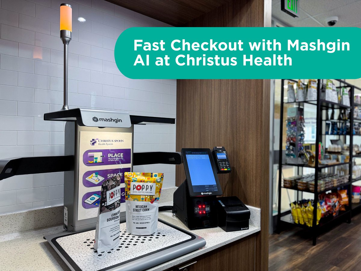 #Mashgin is now live at CHRISTUS Health! 🚀

Our AI checkout is giving time back to clinicians and guests, so care teams can focus on what matters most: our patients. 💙

#AI #HealthcareInnovation #Healthcare