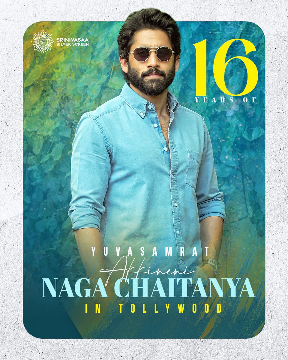 Hearty Congratulations to our Yuavsamrat Akkineni <a href="/chay_akkineni/">chaitanya akkineni</a> garu on completing 16 glorious years in TFI ❤️‍🔥

A journey filled with passion and versatility. A humble human who inspires everyone through his work. Wishing you many more years of cinematic greatness and an