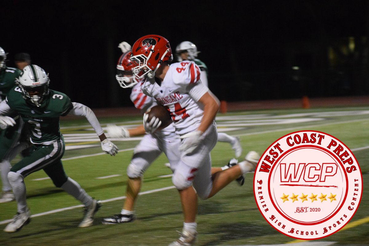 TOUCHDOWN BURLINGAME!!!

<a href="/gobhspanthers/">Burlingame High School Athletics</a> senior RB Harrison Evars scores on a 10-yard run—giving Burlingame a 35-14 lead with five minutes left