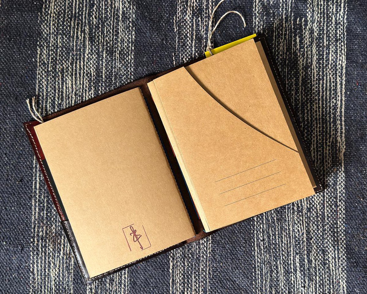 SkinsLeather's tweet photo. Meet the Scriptura Kraft Folder – a 300gsm artisanal insert designed for the Nyinu A5 Leather Portfolio Journal.

Minimal. Functional. Timeless.
A companion for your notes, cards &amp; keepsakes.

🖋️ Crafted for those who believe in the permanence of paper.
🔗 https://t.co/DiNB01QWGh https://t.co/oPvUvWVBWS