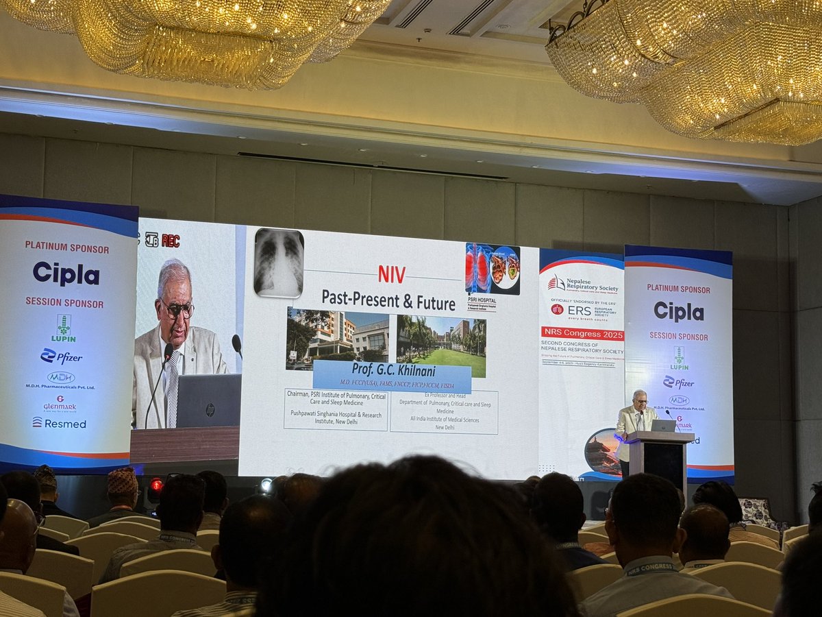 Attending the 2nd Congress of the Nepalese Respiratory Society in Kathmandu, Nepal.