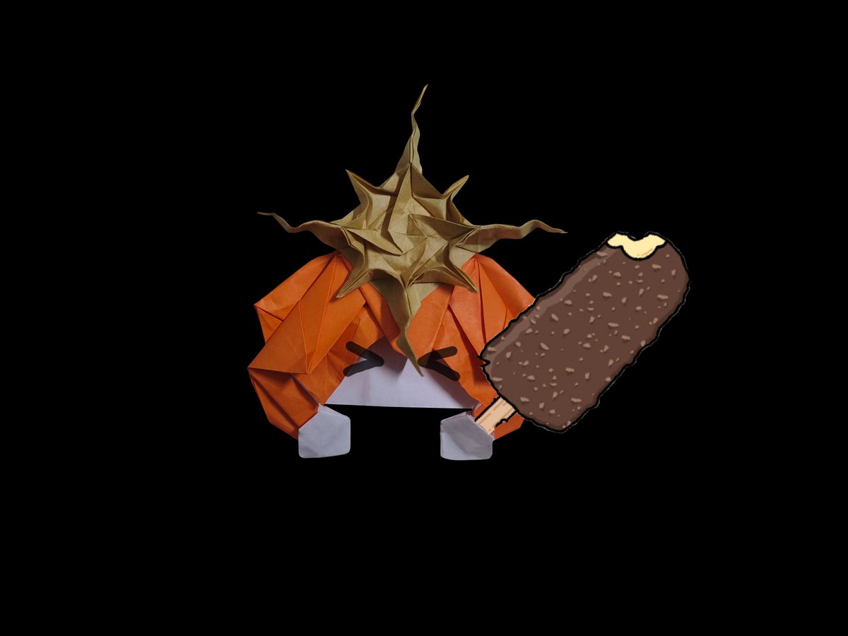 奥古斯塔团子，尤诺团子
设计：本人
原型取自: 鸣潮
#折纸 #折り紙作品 #ORIGAMI #WutheringWaves