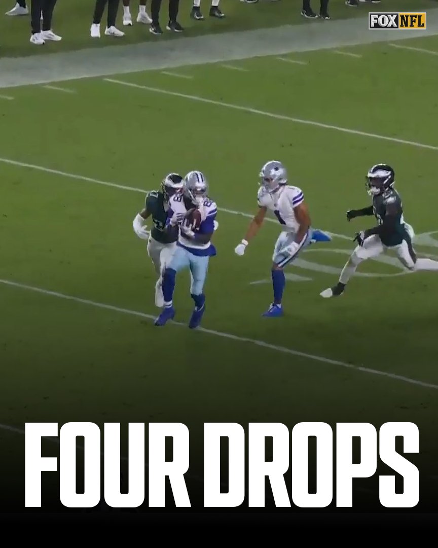 A tough night in Philly for CeeDee Lamb.