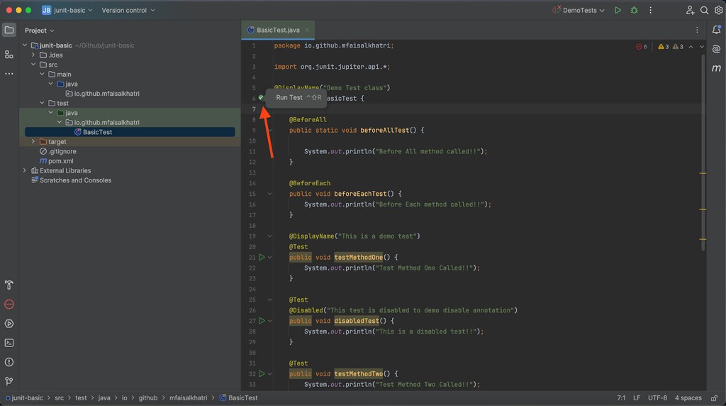 danilopdl's tweet image. It is a Java-based framework that allows writing and running tests on the Java platform, including an integrated reporter that displays the test results.

Read more 👉 lttr.ai/AiaFP

#JUnit #TestMethod #BeginnerSGuide