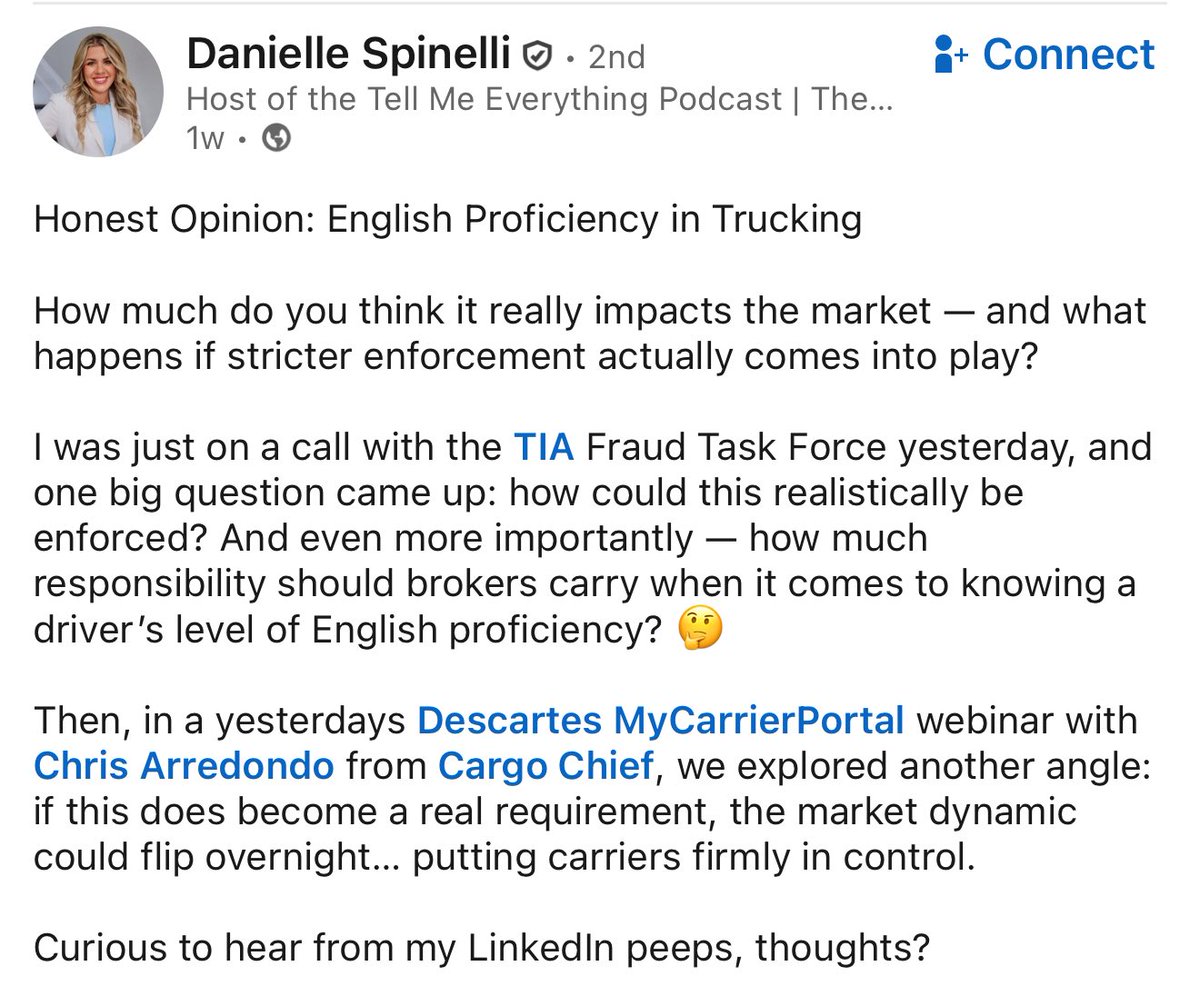 Oh how dare the carriers be in control. And how dare we have safe roads. 
Brokers are so dumb.