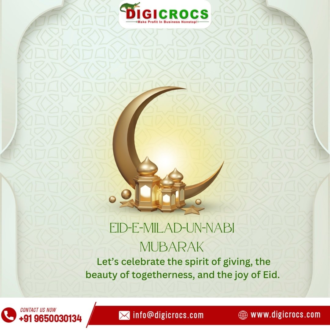 digicrocs's tweet image. Celebrating the birth of the Prophet (PBUH), messenger of peace and mercy. On Eid-e-Milad-un-Nabi, may we walk in his footsteps and spread kindness everywhere. Eid Mubarak to all. 🌙💚

#EidEMiladUnNabi #EidMilad #ProphetMuhammad #PeaceAndBlessings