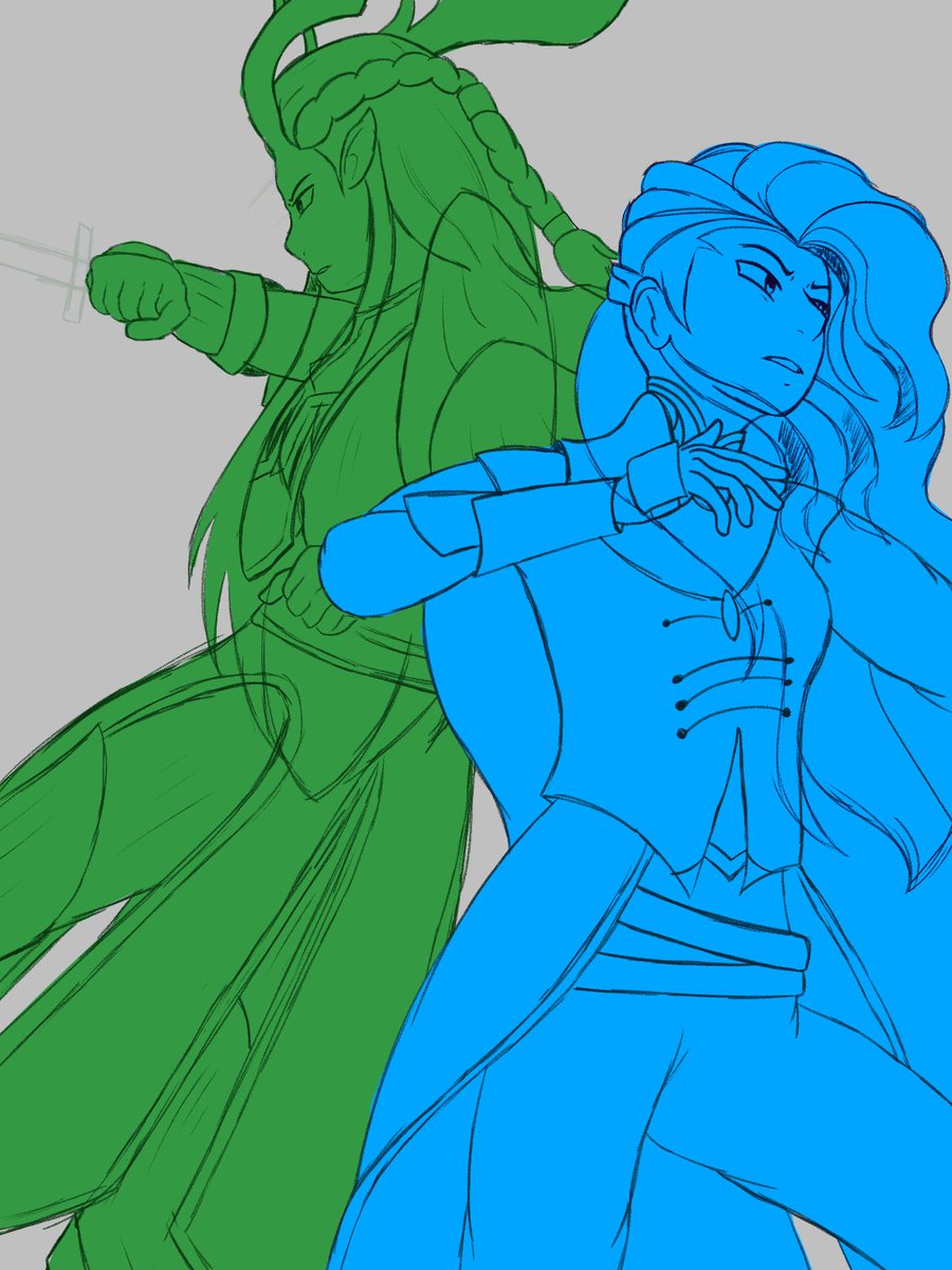doodlesbyshelb's tweet photo. About 6 hours later and the brain cell def cooked-

Work in progress right now but hopefully I can have it done this weekend!
#AFKJourney #EsperiArt https://t.co/bs2lKwK3aw