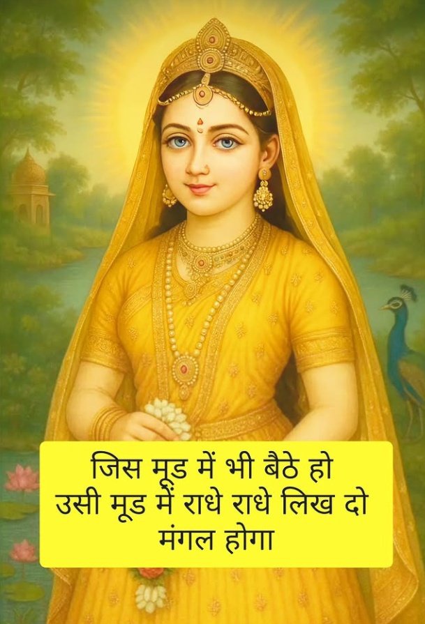 acharyaveda_'s tweet photo. कल शाम तक कोई अच्छी खबर मिलेगी बस मन से एक बार ( राधा राधा ) लिख दो.. https://t.co/5h1FVzt5Oe