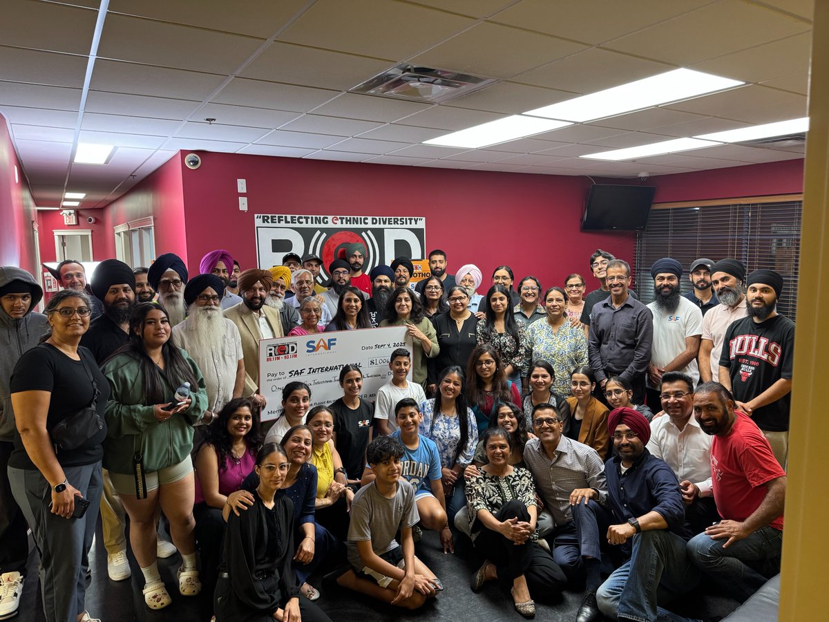 redfmvancouver's tweet photo. RED FM Vancouver's Radiothon for Punjab Floods raises $1,006,313 in one day!

A huge thank you to everyone who donated and volunteered 🙏 https://t.co/cmBBLEc25N