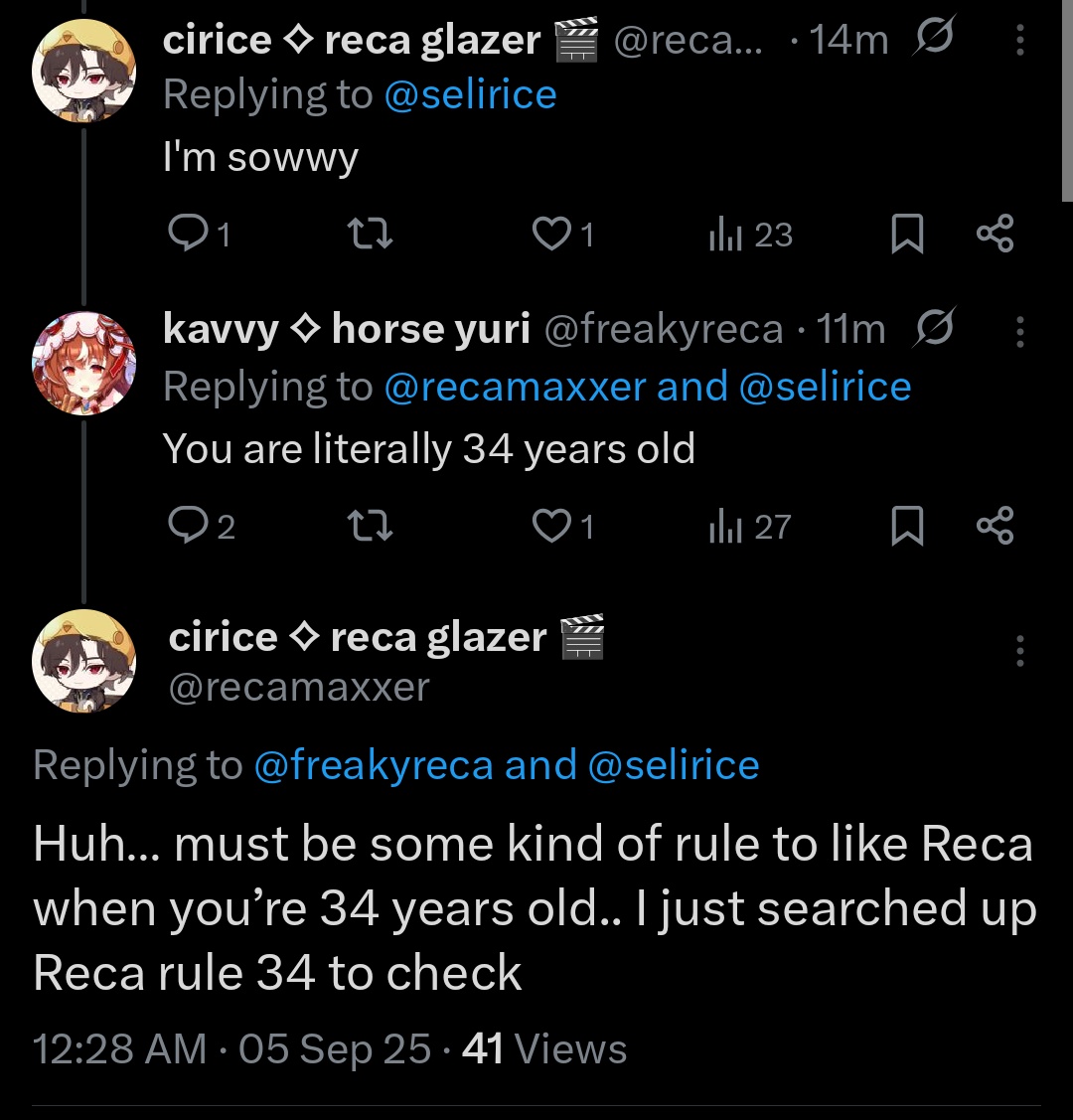 recalingHOS's tweet image. Well