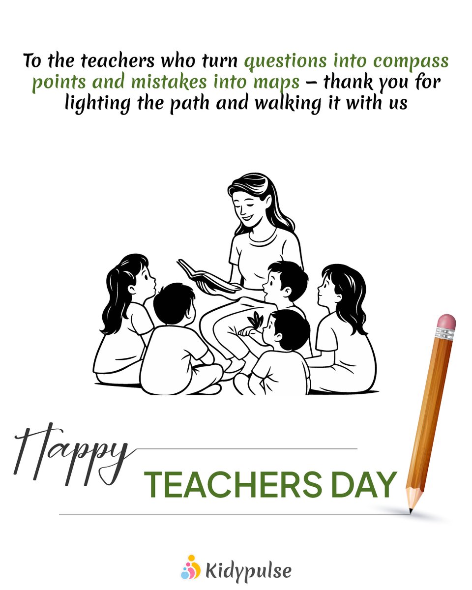 kidypulse's tweet photo. 🌸📚 Happy Teacher’s Day! 📚🌸

To every teacher who patiently guides, inspires curiosity, and shapes little hearts and minds

At KidyPulse, we celebrate the love, wisdom, and dedication you bring into every child’s journey. 💕

#TeachersDay2025 #teacher #Teachers https://t.co/J8XXyMN6WA