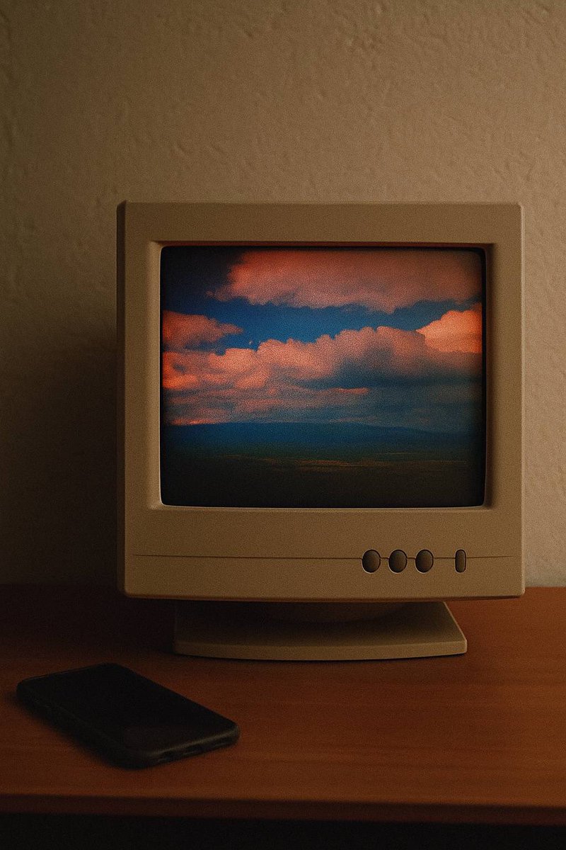 sadaigirl's tweet image. #VintageVibes #OldPC #RetroStyle #LoFiVibes #AnalogMood #Aiart