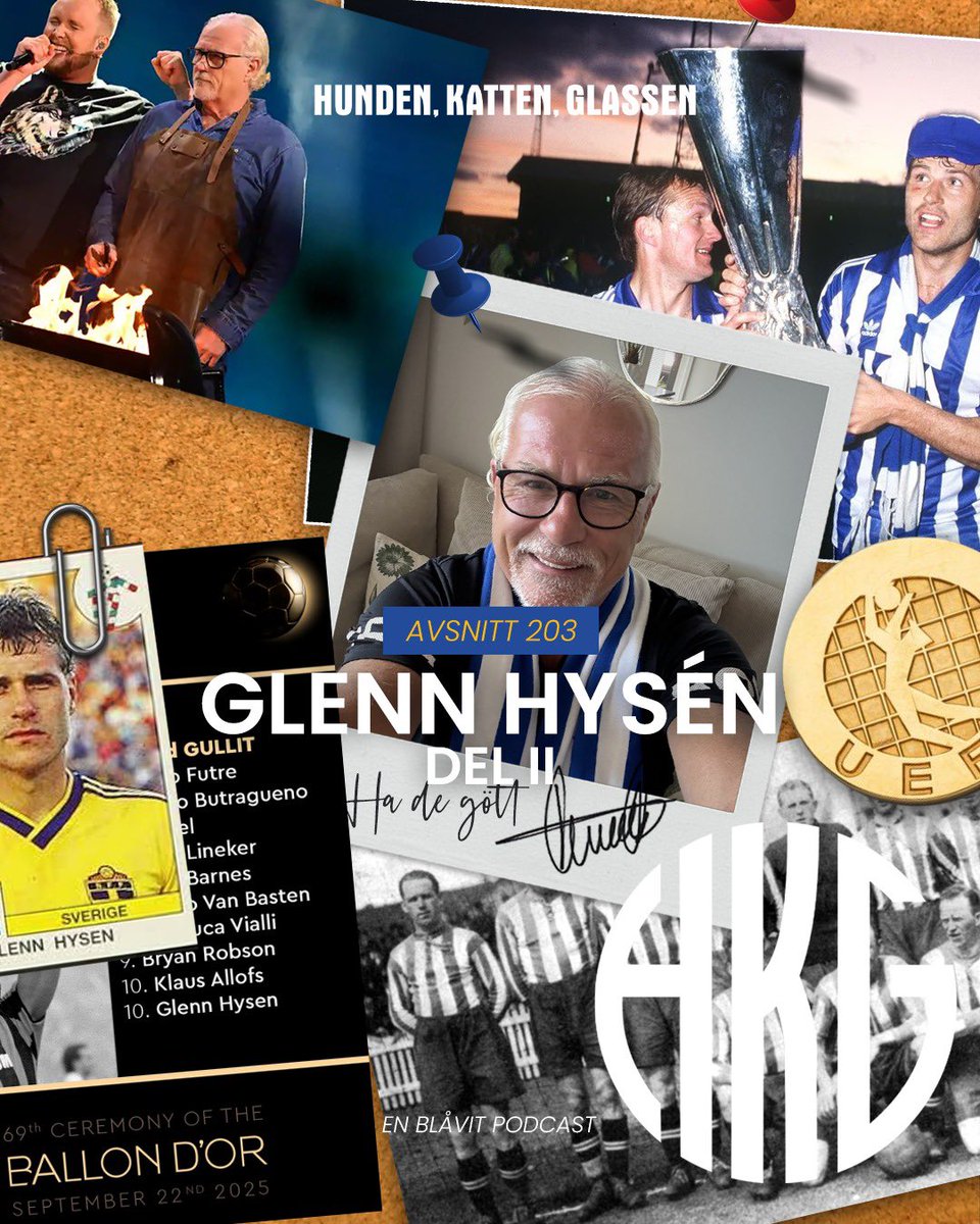 #203: Glenn Hysén del 2

▪️ Blåvitt 1985-87
▪️ Fiorentina 1987-89
▪️ Liverpool 1989-92
▪️ Landslaget 1981-90
▪️ Drömelvan

Lyssna här 👇🏼

open.spotify.com/episode/7qISsJ…

#ifkgbg #allsvenskan