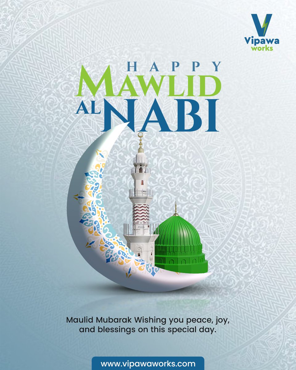 Vipawaworks's tweet image. Happy Maulid 🌙✨ May peace and blessings be upon you.

#HappyMaulid #MaulidMubarak #PeaceAndBlessings #FaithAndUnity #Maulid2025