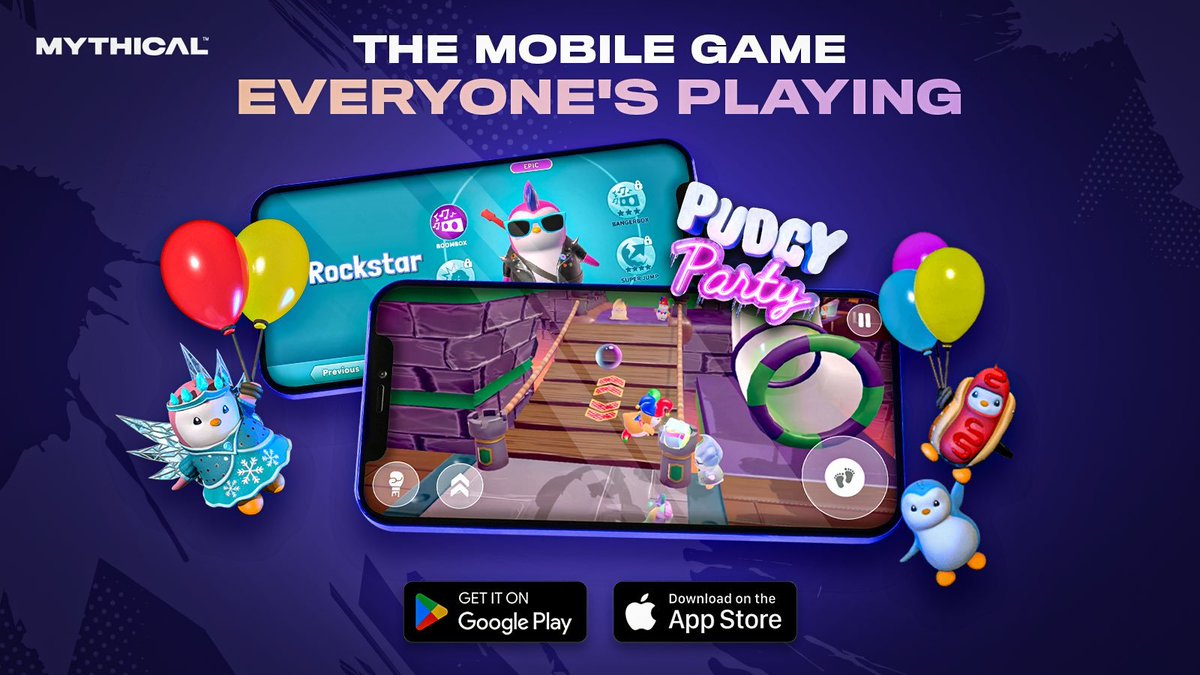 PUDGY PARTY 
<a href="/PlayPudgyParty/">Pudgy Party</a> 
- Đã chạy được 6 ngày, vẫn còn rất sớm nha ae

⚡️ Chơi FREE to EARN được nha (dĩ nhiên ae sẽ phải try hard mới earn được rồi) giống FIFA RIVAL đó ae 
⚡️ Nạp thì đâu tầm 250k VND/tháng nha

- Có vài ae chơi sớm từ đầu đã earn được