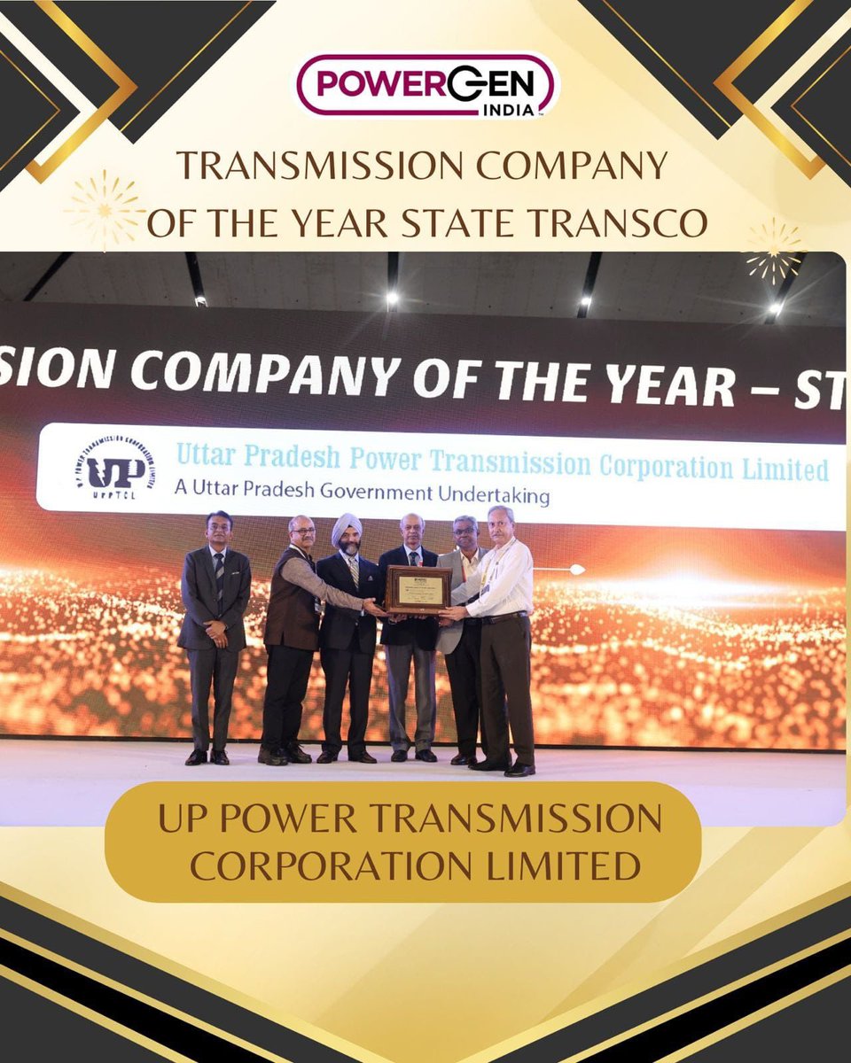 उत्तर प्रदेश ऊर्जा विभाग पूरे देश में सर्वश्रेष्ठ 

यूपी पावर ट्रांसमिशन कॉर्पोरेशन लिमिटेड को मिला राष्ट्रीय सम्मान: भारत विद्युत पुरस्कार 

प्रदेश के ऊर्जा विभाग के अधीन कार्यरत उत्तर प्रदेश पावर ट्रांसमिशन कॉर्पोरेशन लिमिटेड (UPPTCL) ने अपनी कार्यकुशलता और उत्कृष्ट प्रदर्शन का