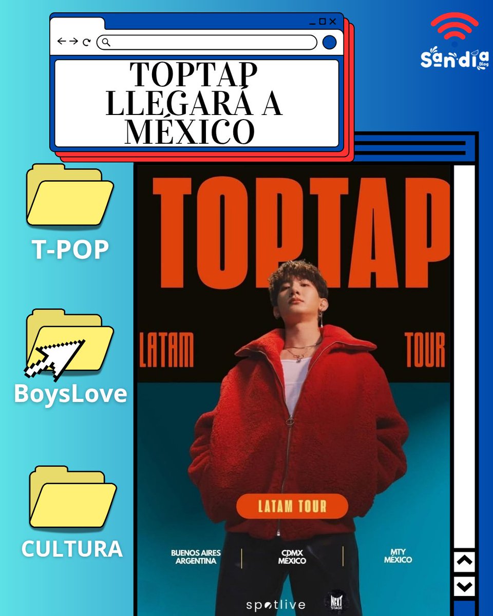 BlogSandia's tweet image. 🚨#AlertaBL 🚨
#TOPTAP, famoso por su participación en series #BL como: #2gether, #TonhonChonlatee y #StarandSky tendrá su primer fanmeeting en #México en la #CDMX y en #Monterrey.
Aun no hay fecha solo se espera que sea en noviembre de este año.
¡Atentos!