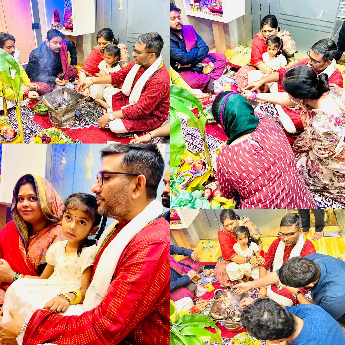 guptamba08's tweet photo. Satyanarayana Pooja at the office 🙏✨
Seeking divine blessings for prosperity, harmony, and success! #SatyanarayanaPooja
#GanpatiCelebration
#GaneshUtsav
#DivineBlessings
#TeamSynovatic
#PositiveVibes
#SpiritualCelebration
#OfficePooja
#FestiveVibes
#SynovaticIndia https://t.co/4mhQsgal1M